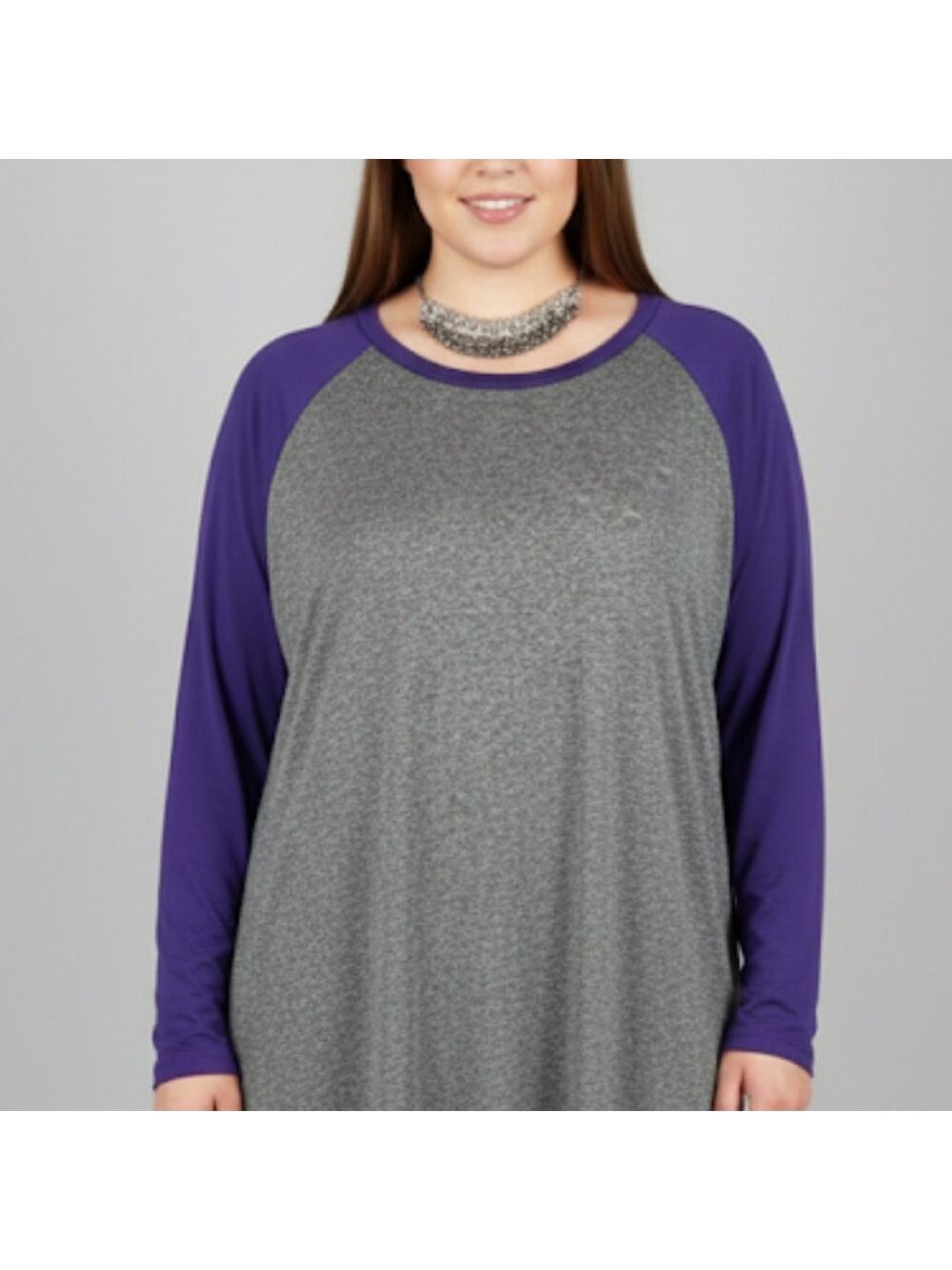 😍SHOW SPECIAL The Authentic T-Shirt Company Stretch Long Sleeve T-Shirt Tee 2X
